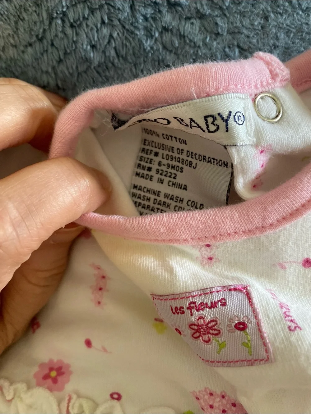 Vintage Y2K Set of 3 Baby Girl Dresses and Rompers, size 6-9 months